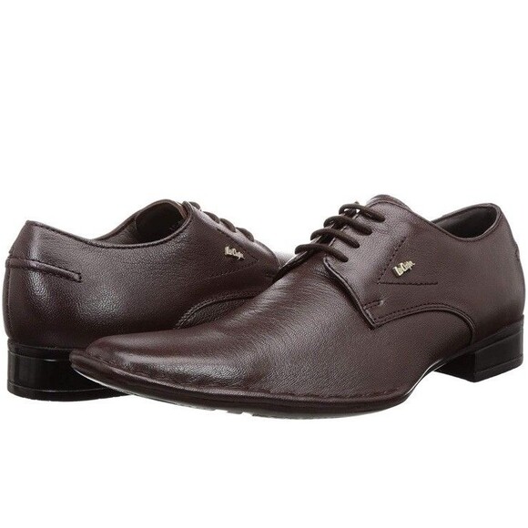 Lee Cooper | Shoes | Lee Cooper Mens Formal Leather Dress Shoes Size 44 Color Brown